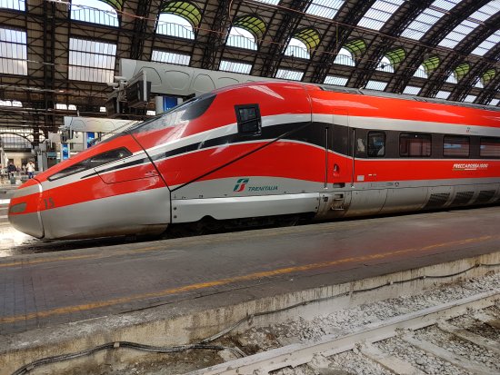 Frecciarossa a Milano Centrale